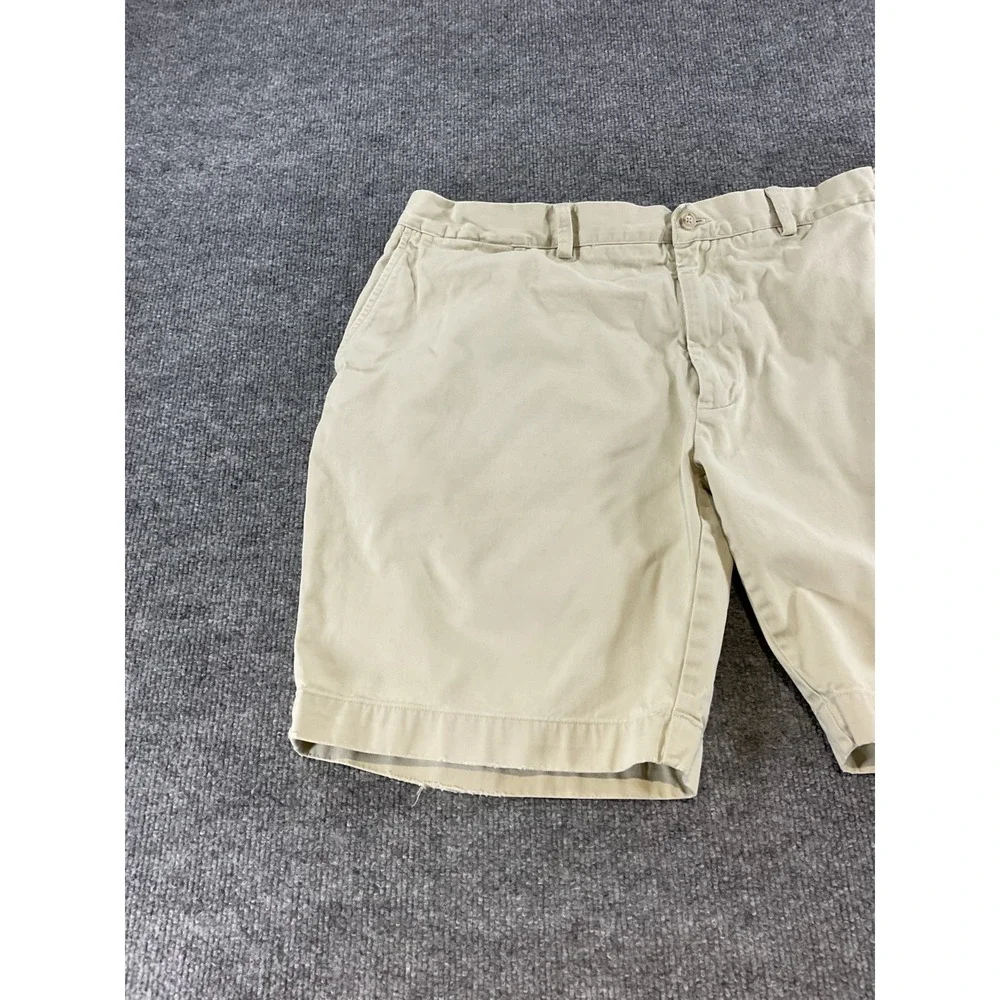 Polo Ralph Lauren Shorts Mens Size 40 Khaki Classic Fit Chino Casual Cotton Flat